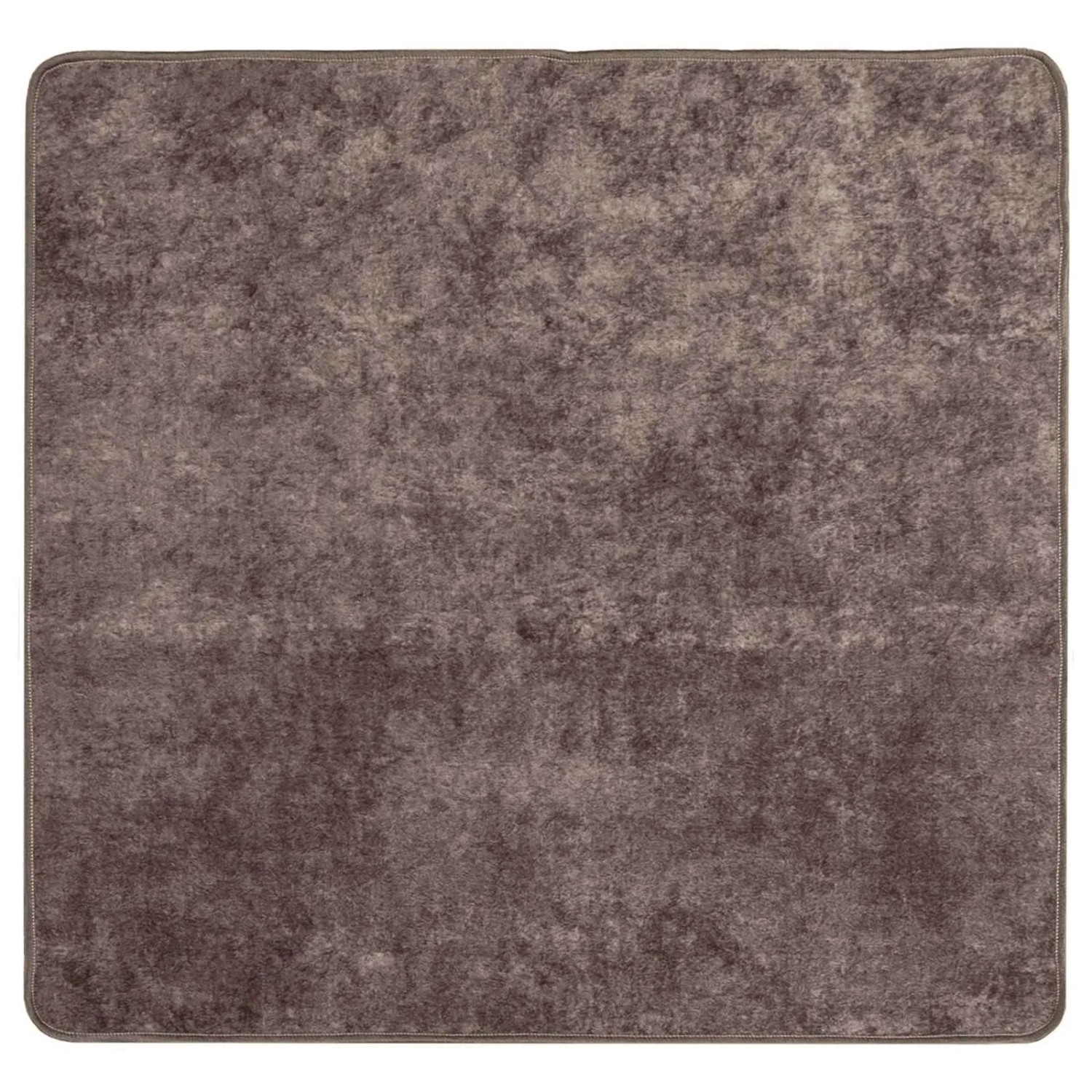 vidaXL Teppichläufer MARSA Grau 100 x 100 cm Polyester und PVC 42023197