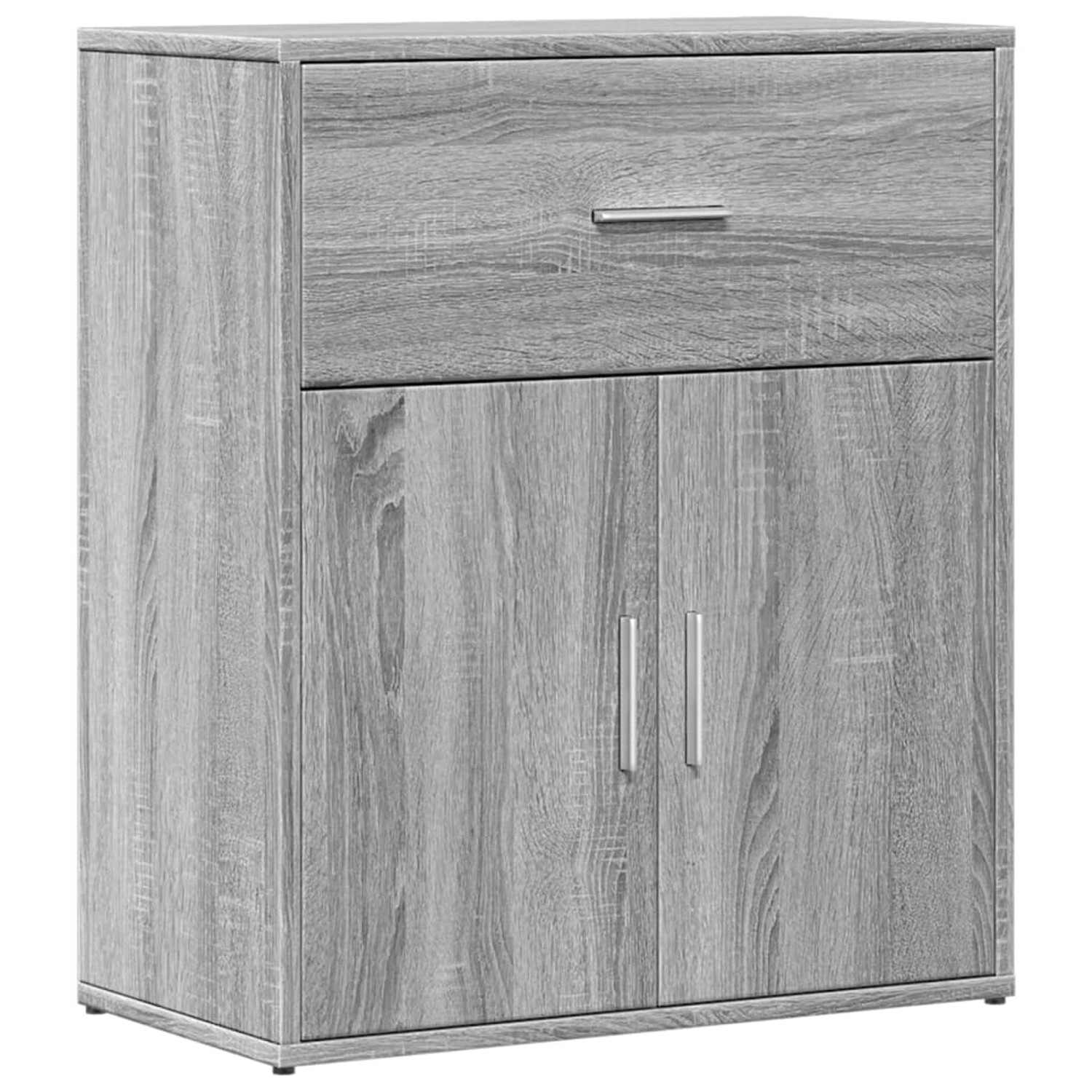 vidaXL Sideboard Grau Sonoma-Eiche 60x31x70 cm Holzwerkstoff 840469