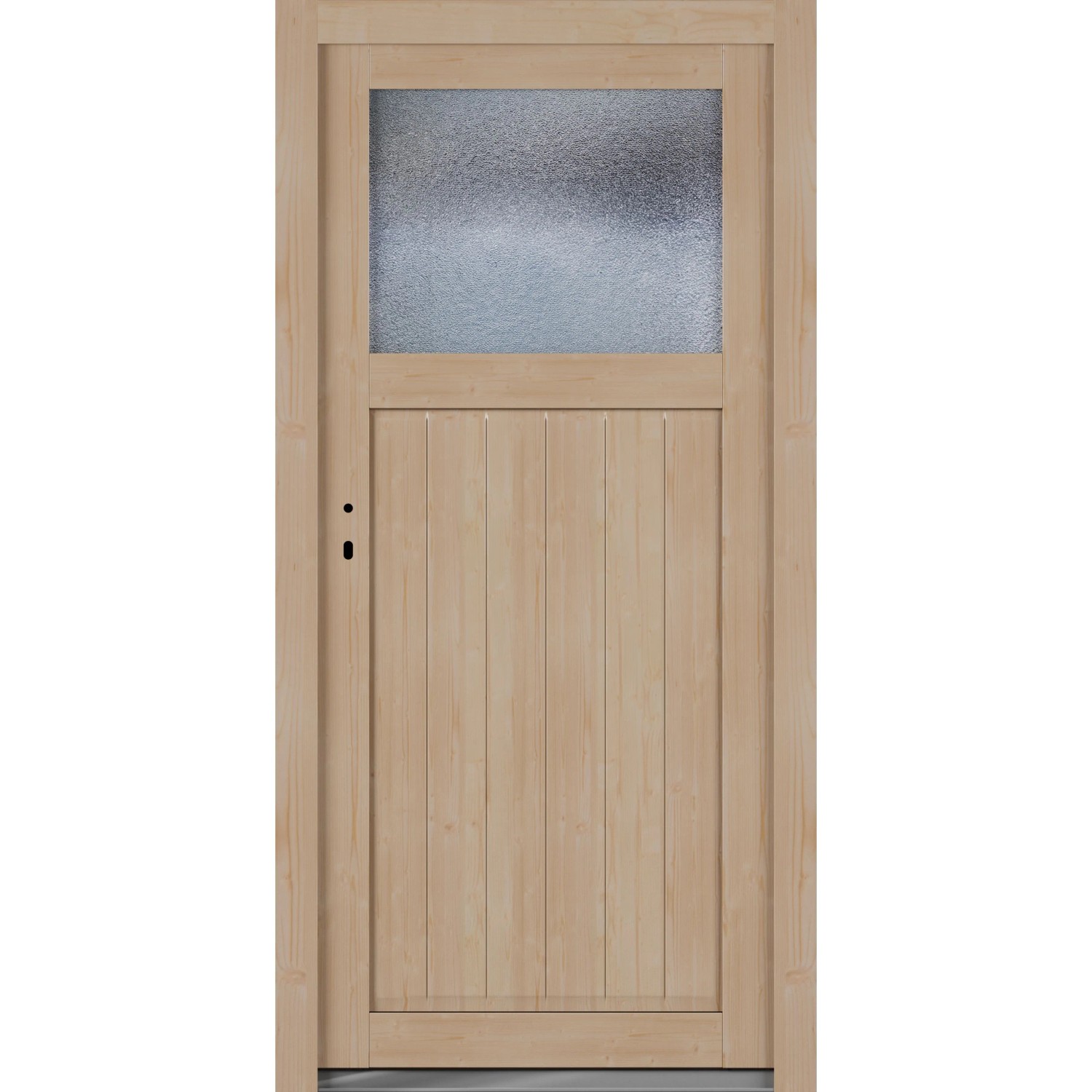 Roro Nebeneingangstür OHE 1002 Fichte 88 cm x 198 cm DIN L günstig online kaufen