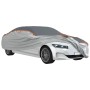 Grau-silberne Autoabdeckung XXL für Limousine mit Hagelschutz von vidaXL.
