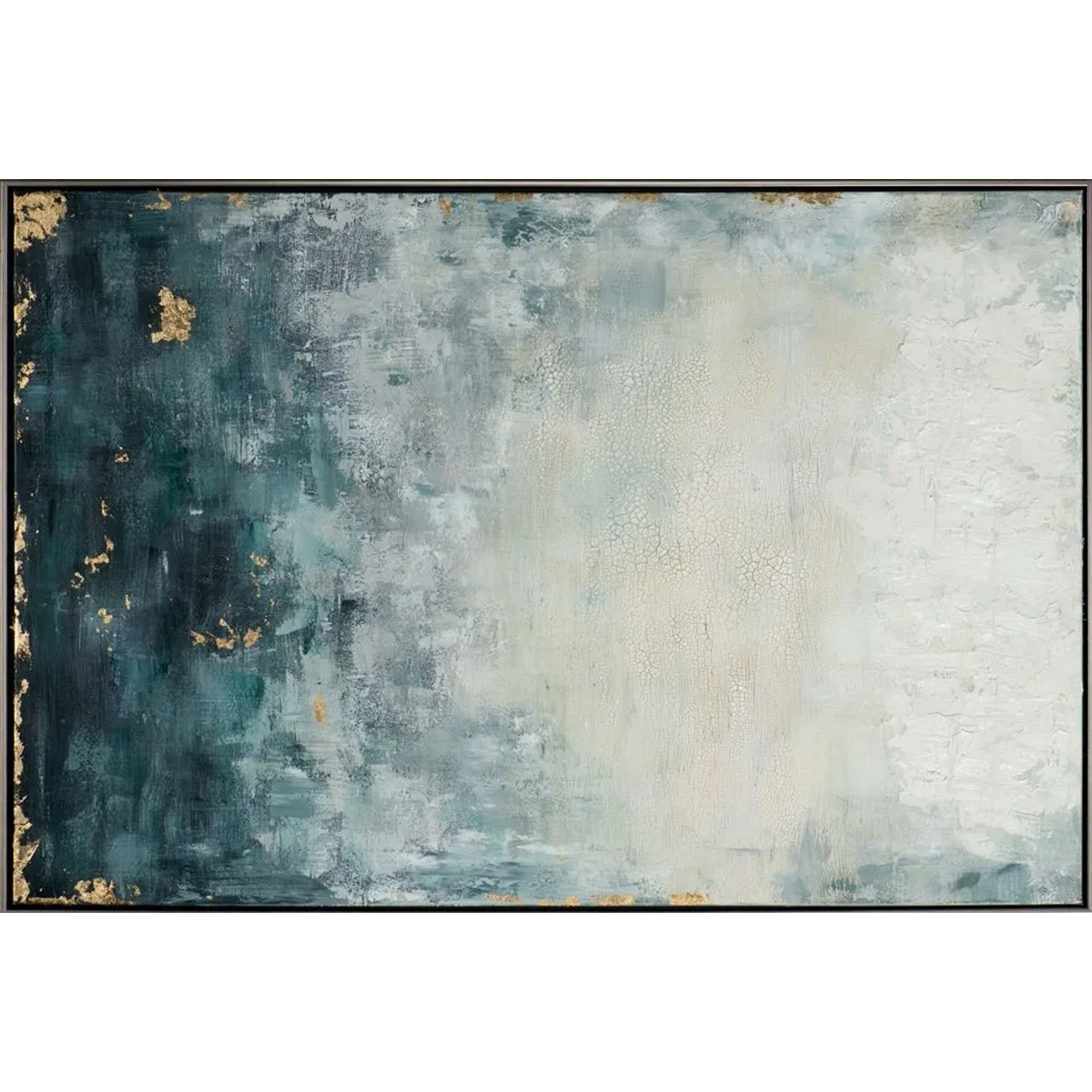 Art Universe Leinwandbild Abstrakt in Grau 82 x 122 cm