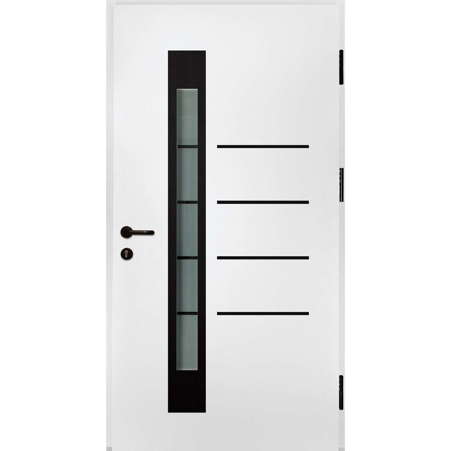 Splendoor Thermospace Sicherheits-Haustür Berlin Prime RC2K Weiß 110x210 cm günstig online kaufen