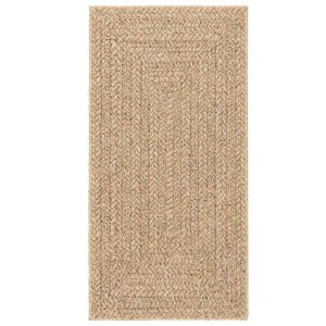 vidaXL Teppich ZIZUR Beige 80x250 cm Jute-Optik Indoor und Outdoor 4010391