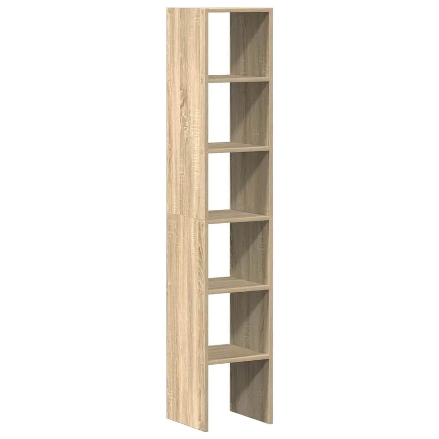 vidaXL Bücherregale 2 Stk Stapelbar Sonoma-Eiche 30x30x80 cm 858808 günstig online kaufen