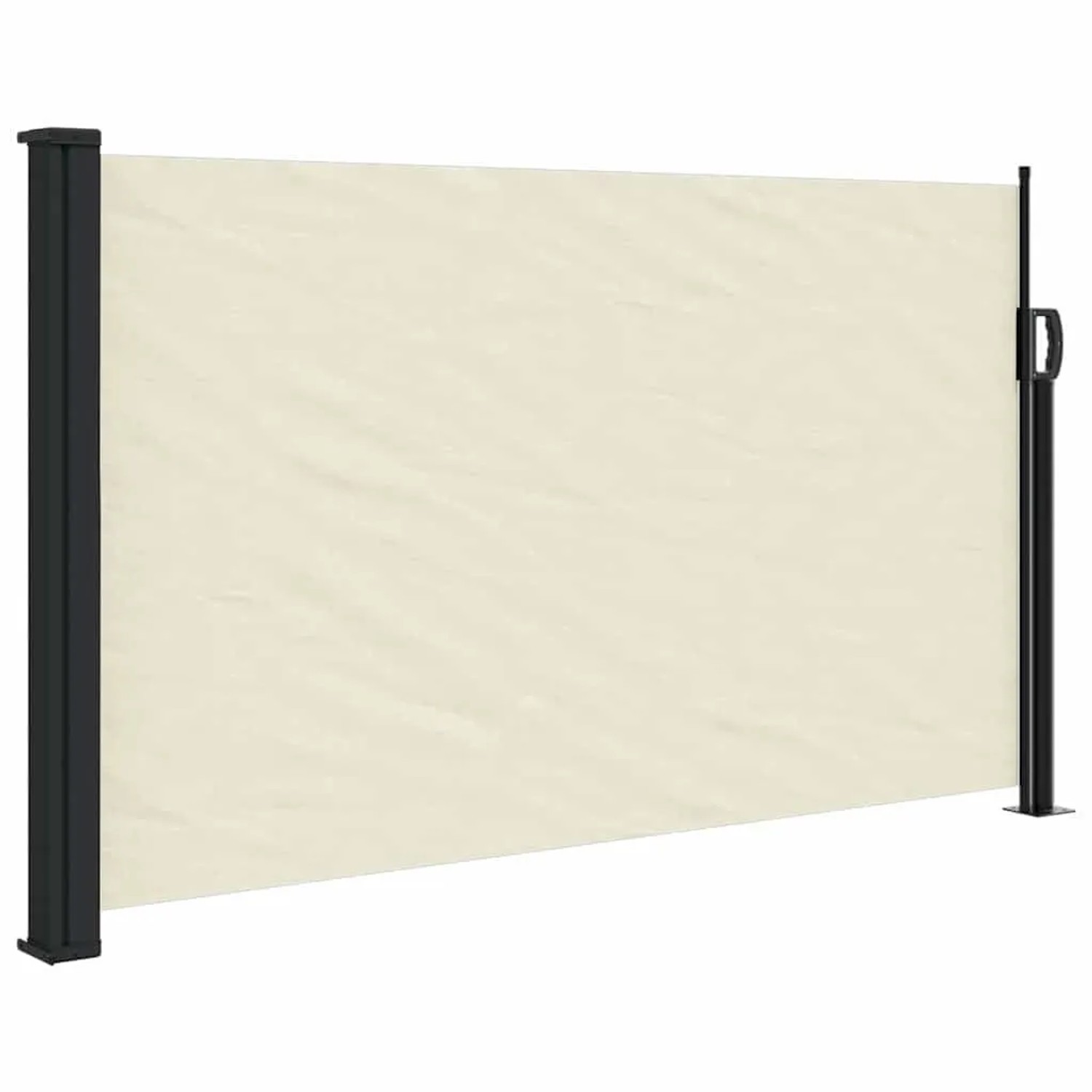 vidaXL Seitenmarkise Ausziehbar Creme 117x300 cm 4004280
