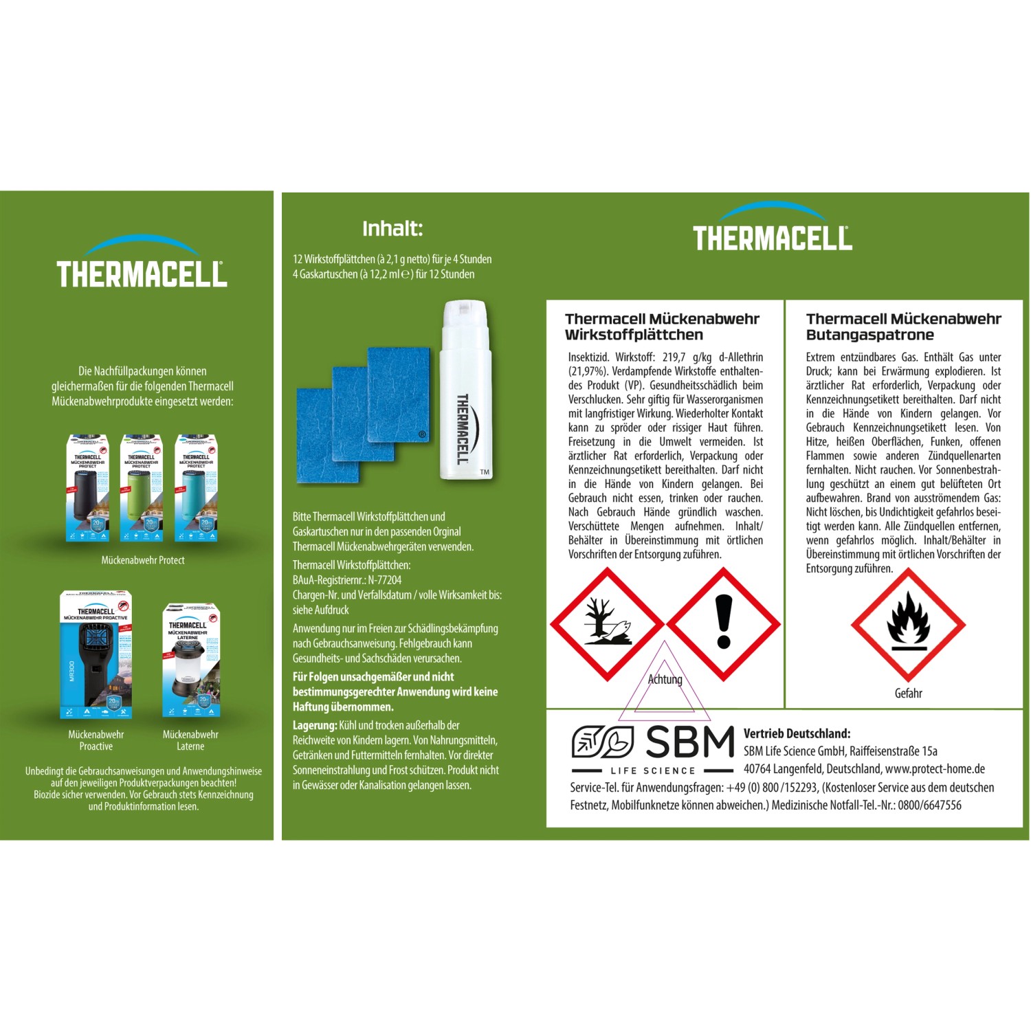 Thermacell® Mückenabwehr Nachfüll-Set NFP 48 Std. kaufen bei OBI