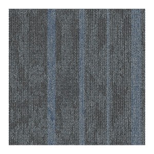 Floordirekt Teppichfliese Zürich blau, 50x50cm, schalldämmend und selbstliegend.