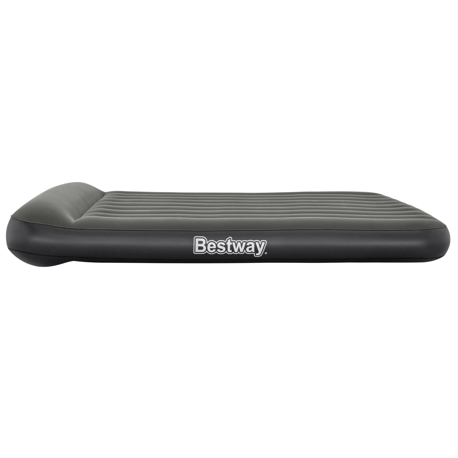 Bestway Doppelluftbett TriTech, 203x152x30 cm, schwarz, ideal für Camping und Zuhause.
