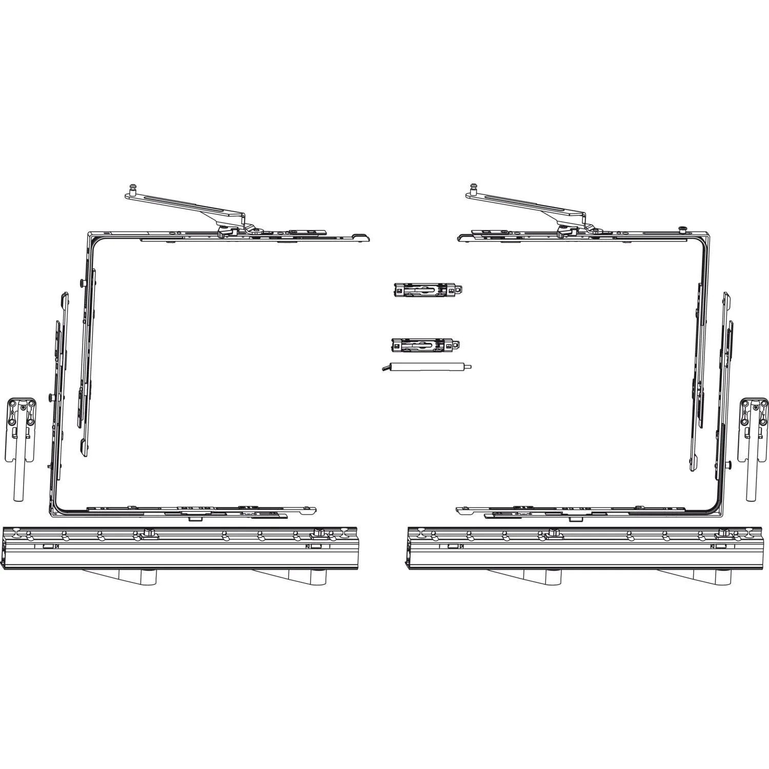 Maco Skb-Z Grundkarton Schema A 200kg Versatz 13mm Rechts Silber
