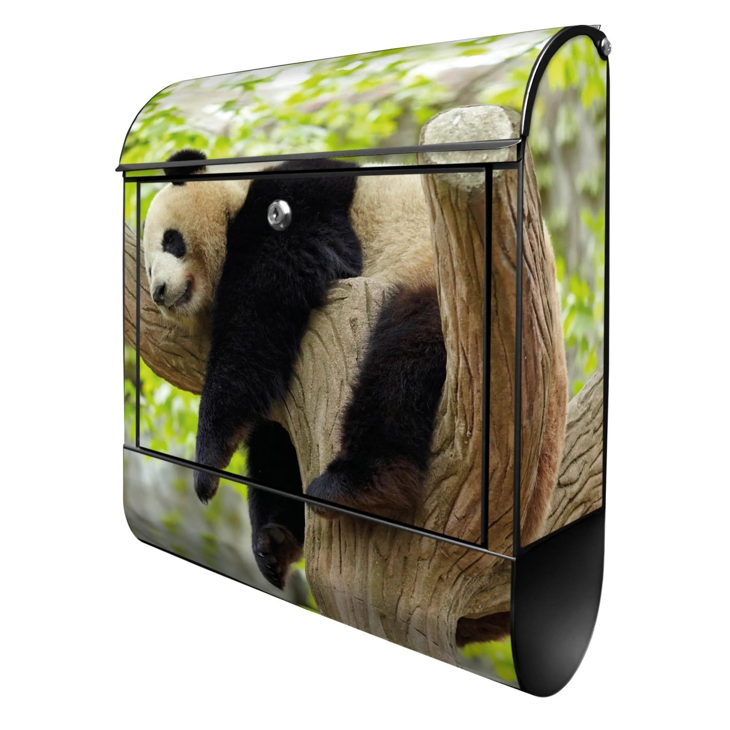 Banjado Design Briefkasten Schwarz Pulverbeschichtet 39x47x14cm 2 Schlüssel günstig online kaufen