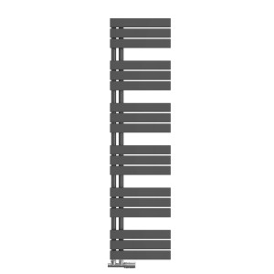 Emke Badheizkörper 160x40cm in Anthrazit, Handtuchwärmer für Badezimmer.