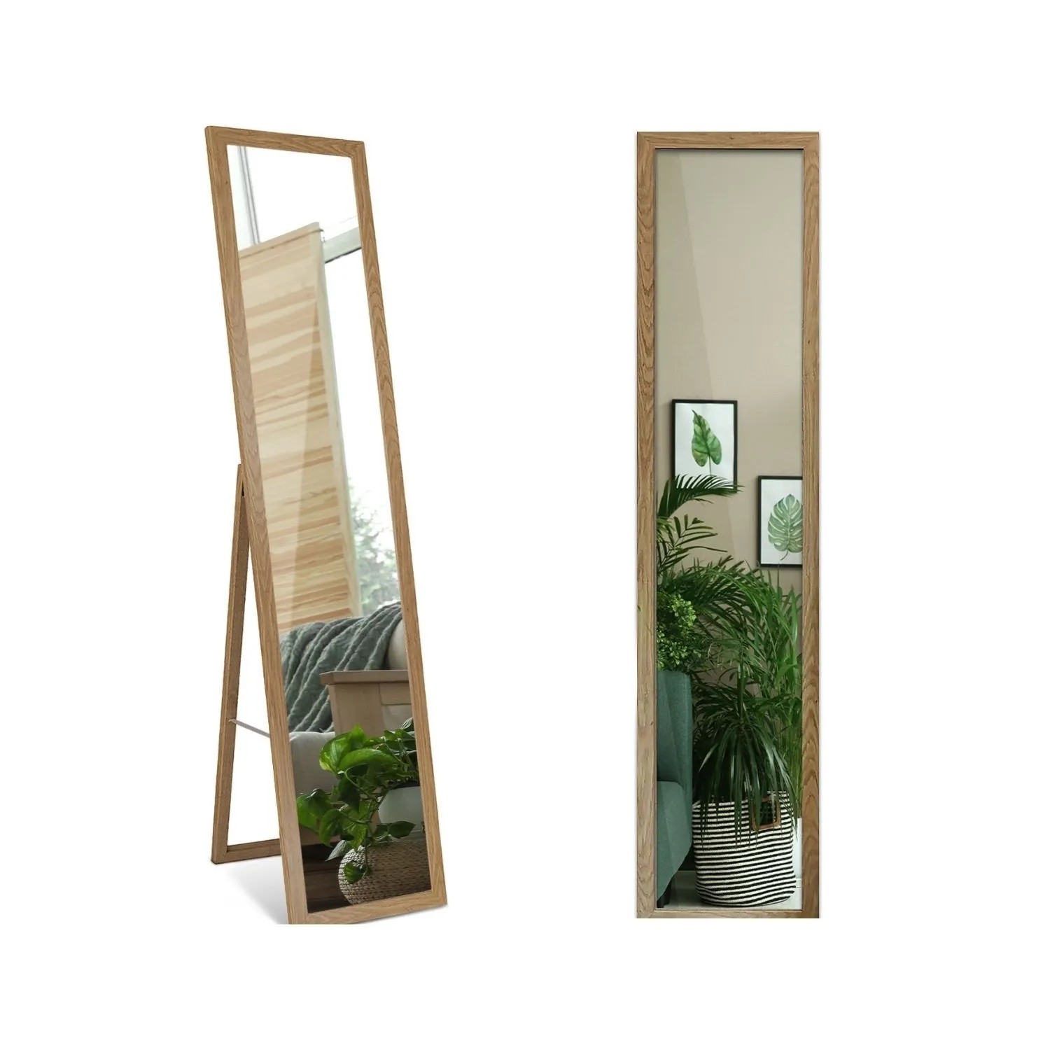 Tulup Standspiegel Moderner Stehender Spiegel 36x156 cm Stehender Spiegel m günstig online kaufen