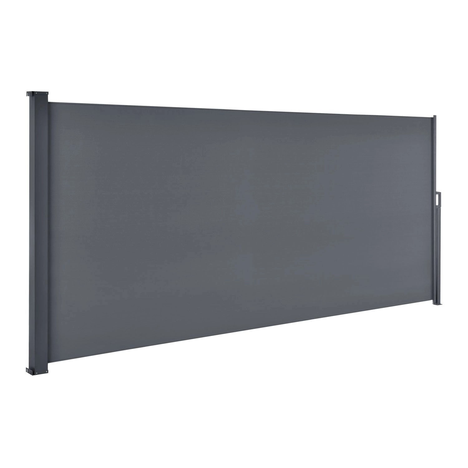 Juskys Seitenmarkise Dubai 500 x 160 cm Dunkelgrau günstig online kaufen