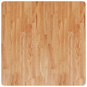 Quadratische, hellbraune Tischplatte aus Eiche (80x80 cm) für Tische.