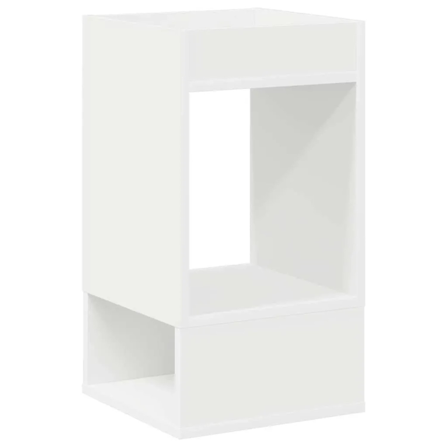 vidaXL Beistelltisch Weiß 30 x 30 x 56 cm Holzwerkstoff 890928