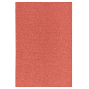 Snapstyle Feinschlingen Velour Teppich Strong in Terrakotta, 133x133cm.