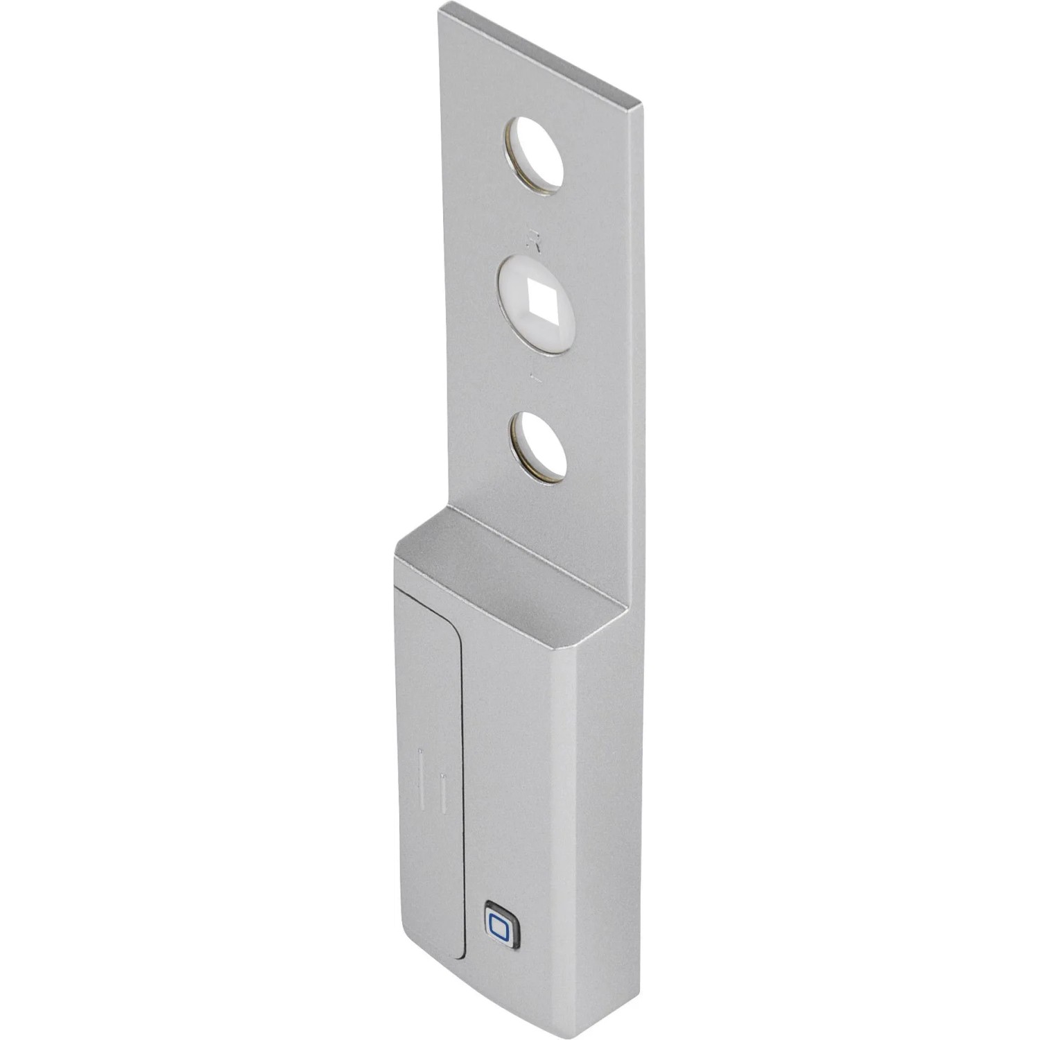 Homematic IP Fenstergriffsensor in Silber zur Hausautomation. Meldet Fensterstatus.
