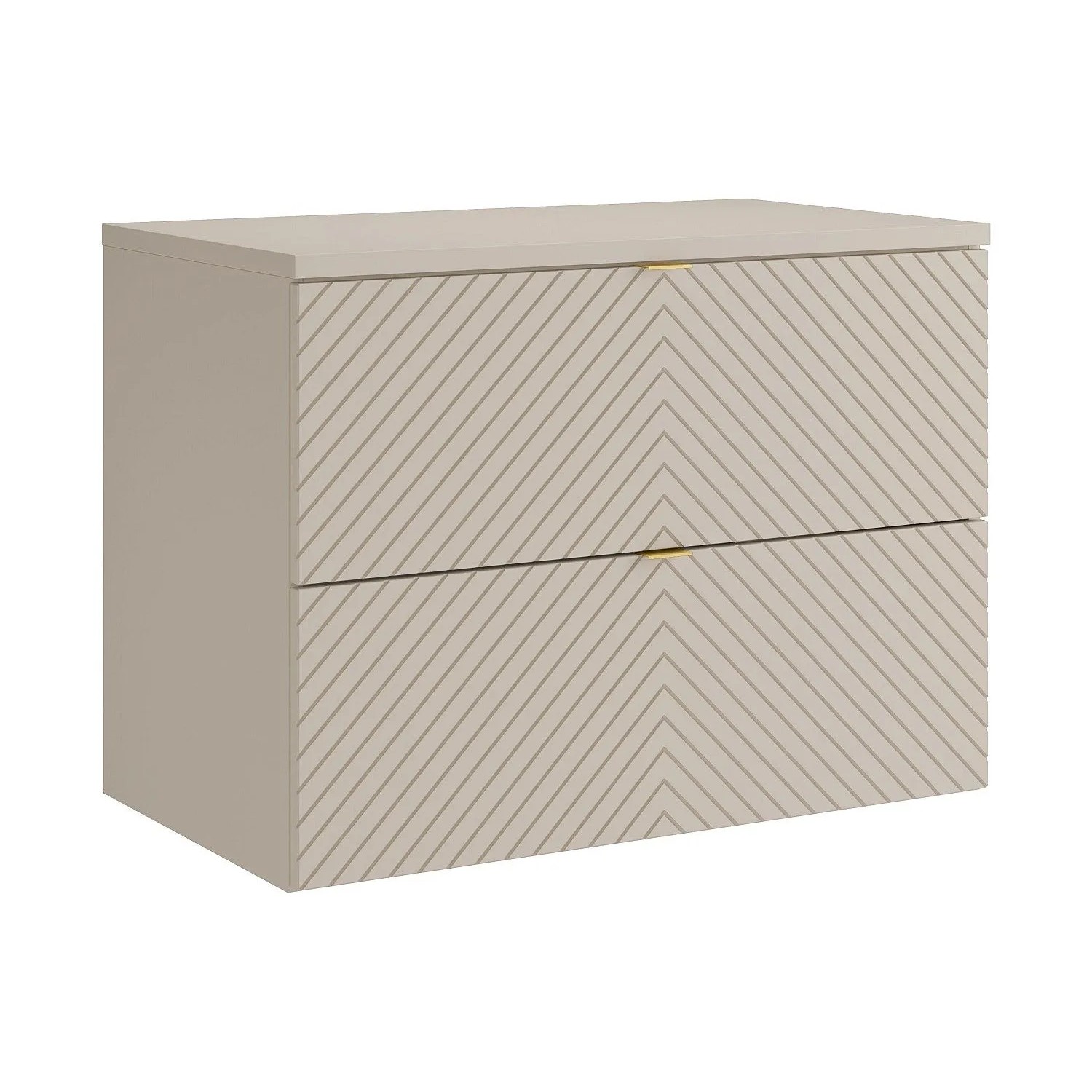 Vente-unique Waschbeckenunterschrank Dorioni Beige 80 cm