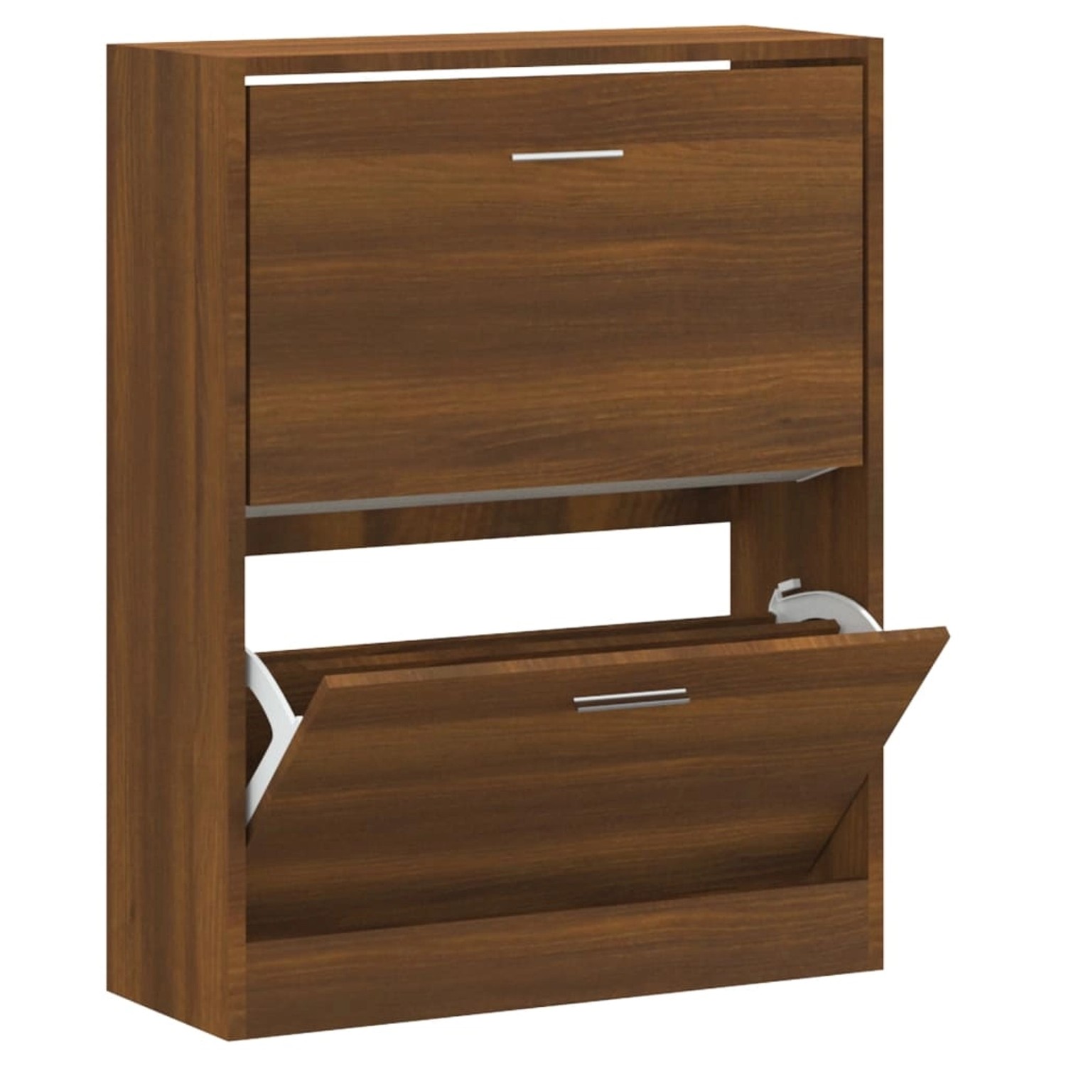 vidaXL Schuhschrank Braun Eichen-Optik 63x24x81 cm Holzwerkstoff 342563 günstig online kaufen
