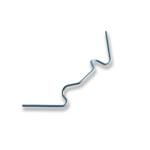 Karat Gewächshausklammer, 8,5x3cm, zur Montage von Doppelstegplatten im Gartenbau, 20 Stück.