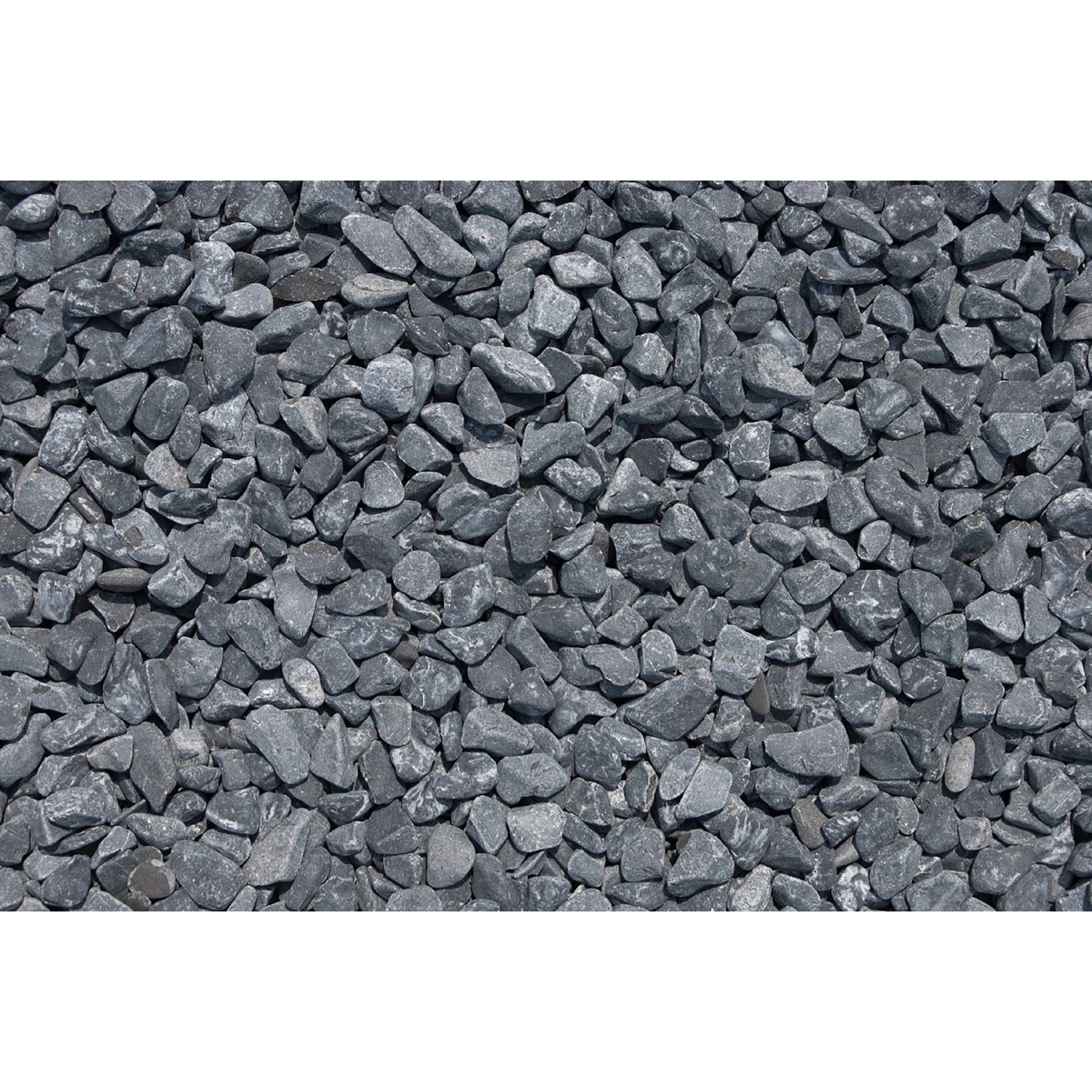 Marmorzierkiesel Ebano-Schwarz 7 - 15 mm 25 kg PE-Sack