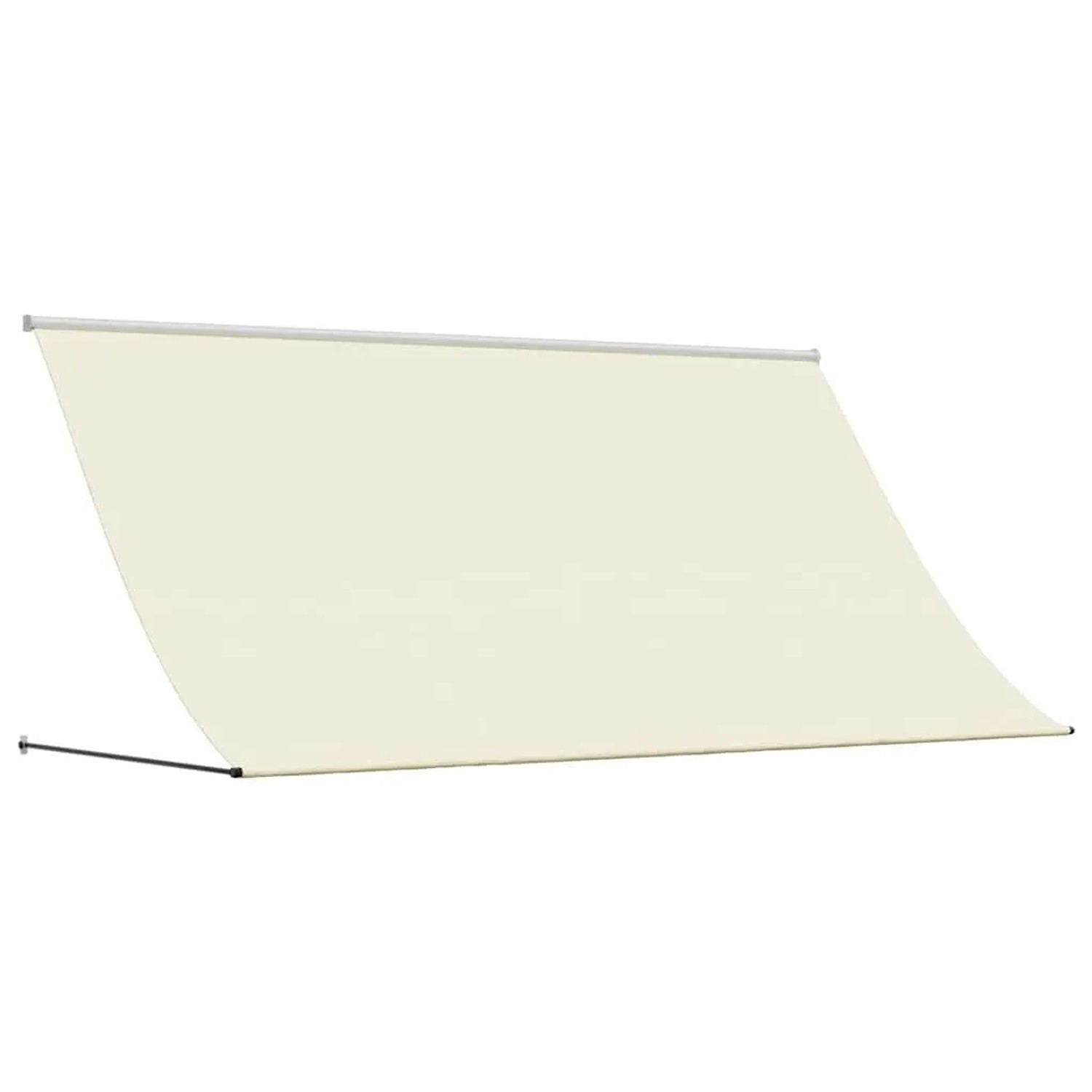 vidaXL Markise Einziehbar Creme 300x150 cm Stoff und Stahl 368761