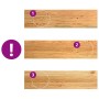 vidaXL Treppenstufen 8 Stk Hellbraun 100x25x2 cm Massivholz Eiche 3282968_7