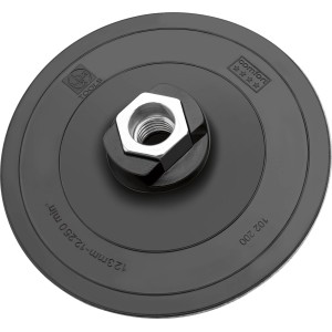 LUX Haftschleifteller 115 mm für Winkelschleifer, Zubehör für Schleifarbeiten.