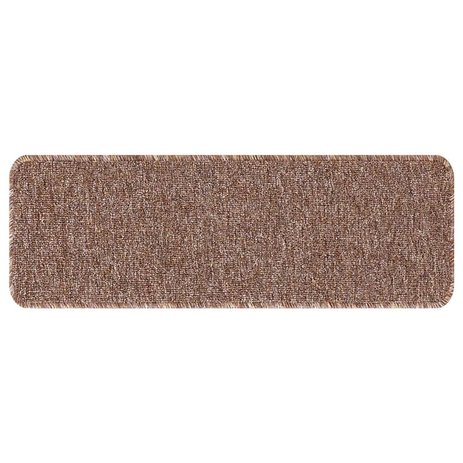 vidaXL Rutschfeste Treppenmatten 15 Stk Braun 60 x 25 cm PP 4019806 günstig online kaufen