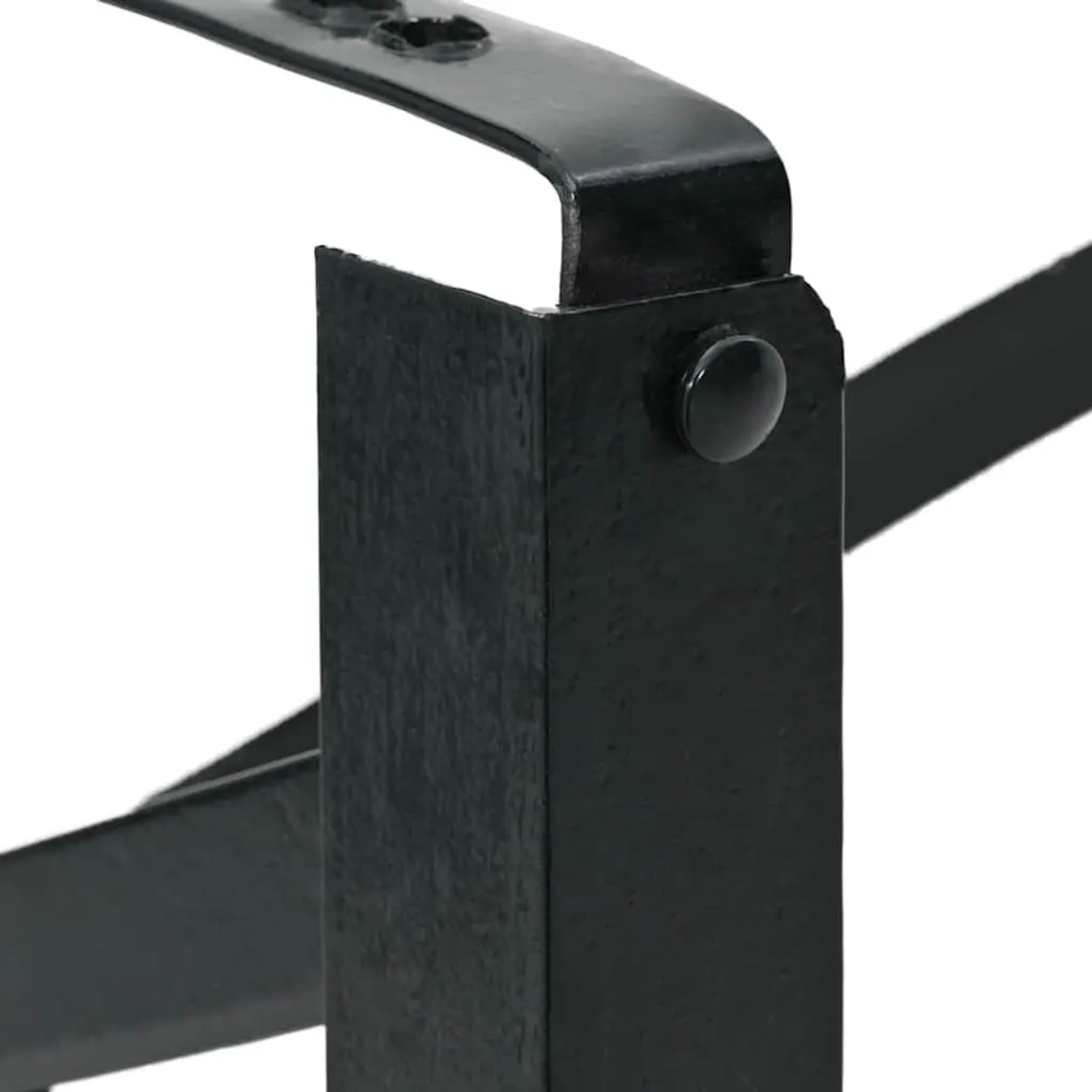 vidaXL Bier Tischbein 2 Stk Schwarz 39 x 3 x 75 cm 42001776_8