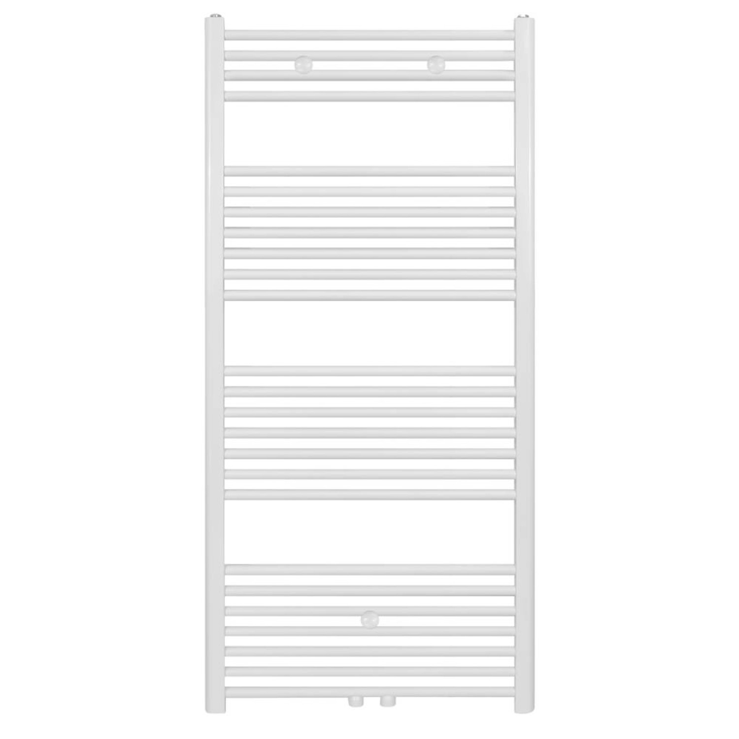 Belrad Badheizkörper Mittelanschluss Weiß 1400 X 600 HxB 754W günstig online kaufen