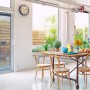 Blauer Kobolo Türvorhang OCEAN aus Kunststoff, 90x200 cm, mit 72 Strängen als Insektenschutz.