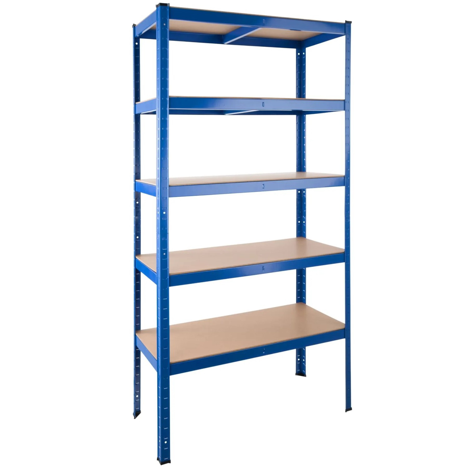 Tectake Schwerlastregal  Mit 5 Böden 875 kg  90 50 x 40 50 x 180 50 cm Blau