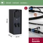Paulmann Plug & Shine Rio Steckdosensäule mit Dämmerungssensor, anthrazit, für Außenbeleuchtung.
