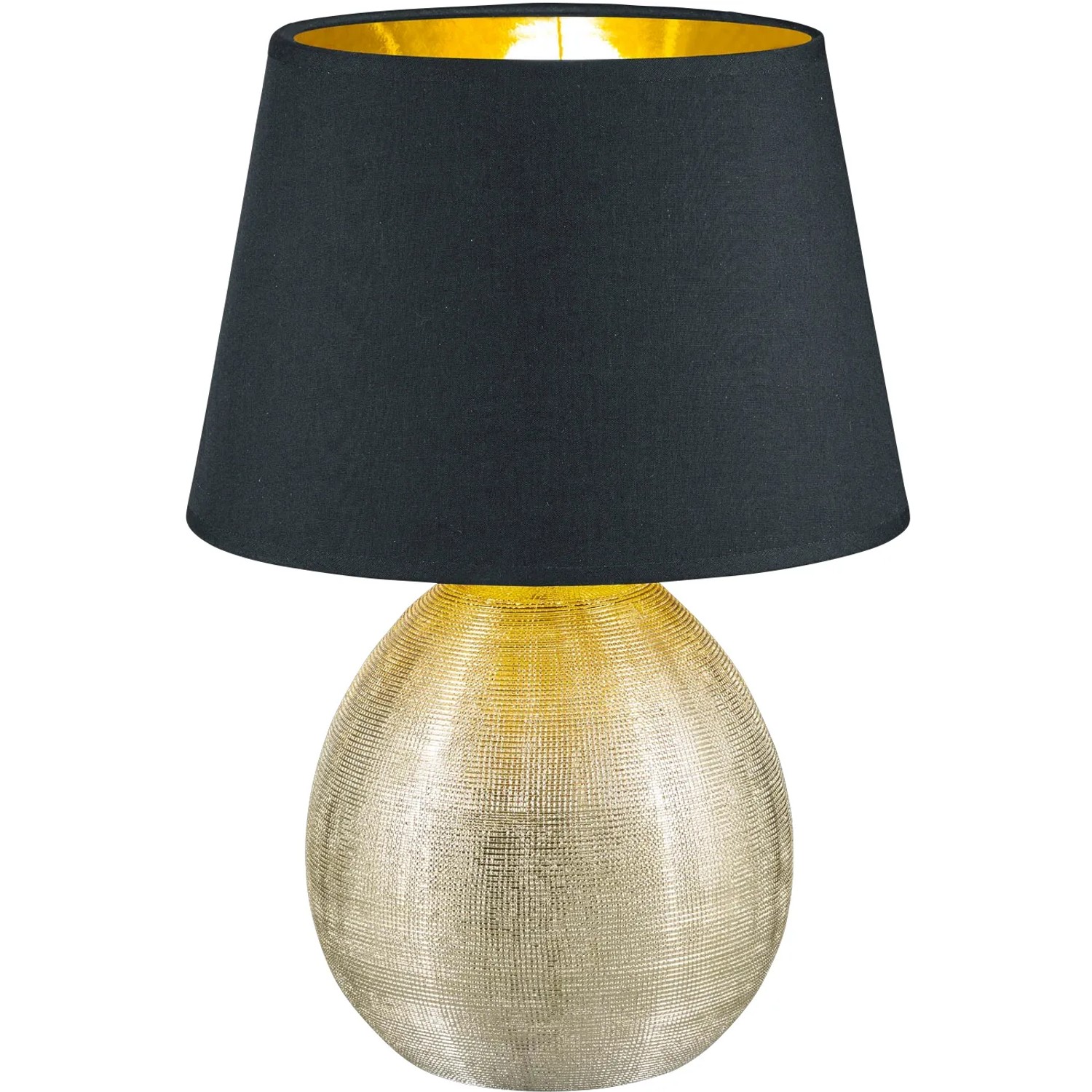 TRIO Leuchten Tischleuchte Luxor, Schnurschalter, Leuchtmittel tauschbar