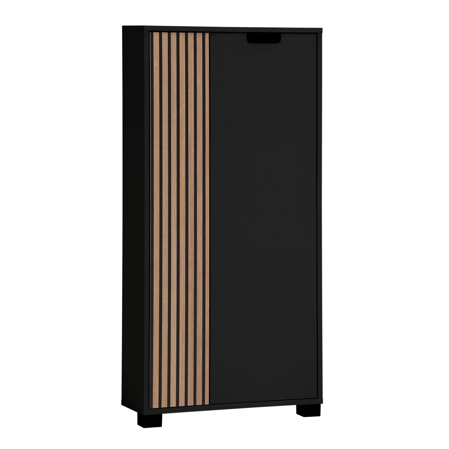 Thumbnail - Schildmeyer Highboard Ryker HB 600 Schwarz 124 cm x 19,6 cm x 59,8 cm