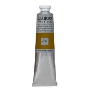 Lukas Cryl Studio Acrylfarbe Dunkel Ocker, 75ml Tube für Künstler.