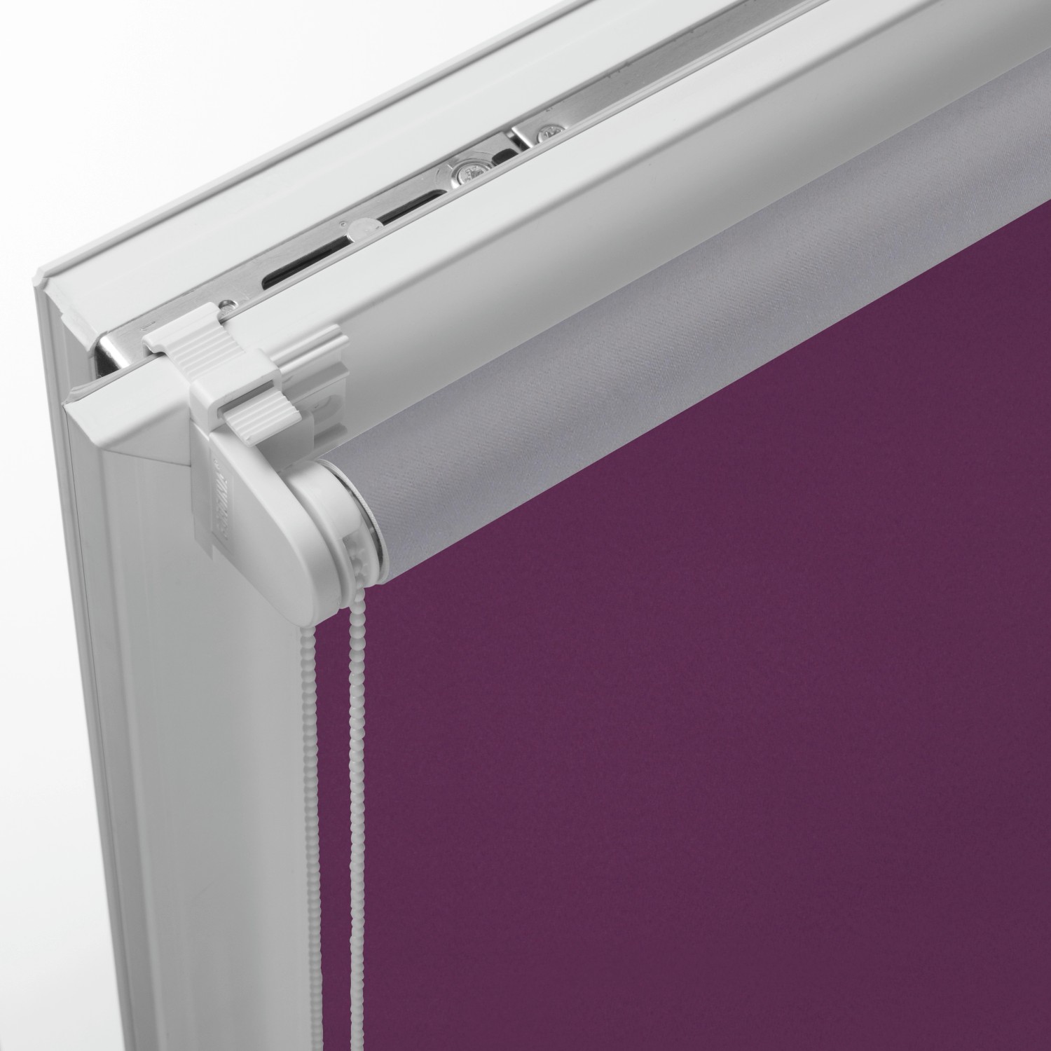 Gardinia EasyFix Rollo Thermo, 100x150 cm, lila, für Verdunkelung und Hitzeschutz.