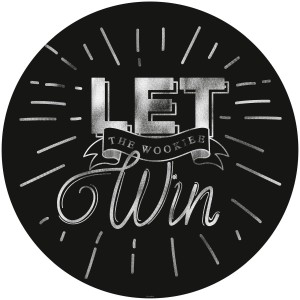 Runde, selbstklebende Star Wars Tapete mit Wookiee-Motiv in Schwarz-Weiß.