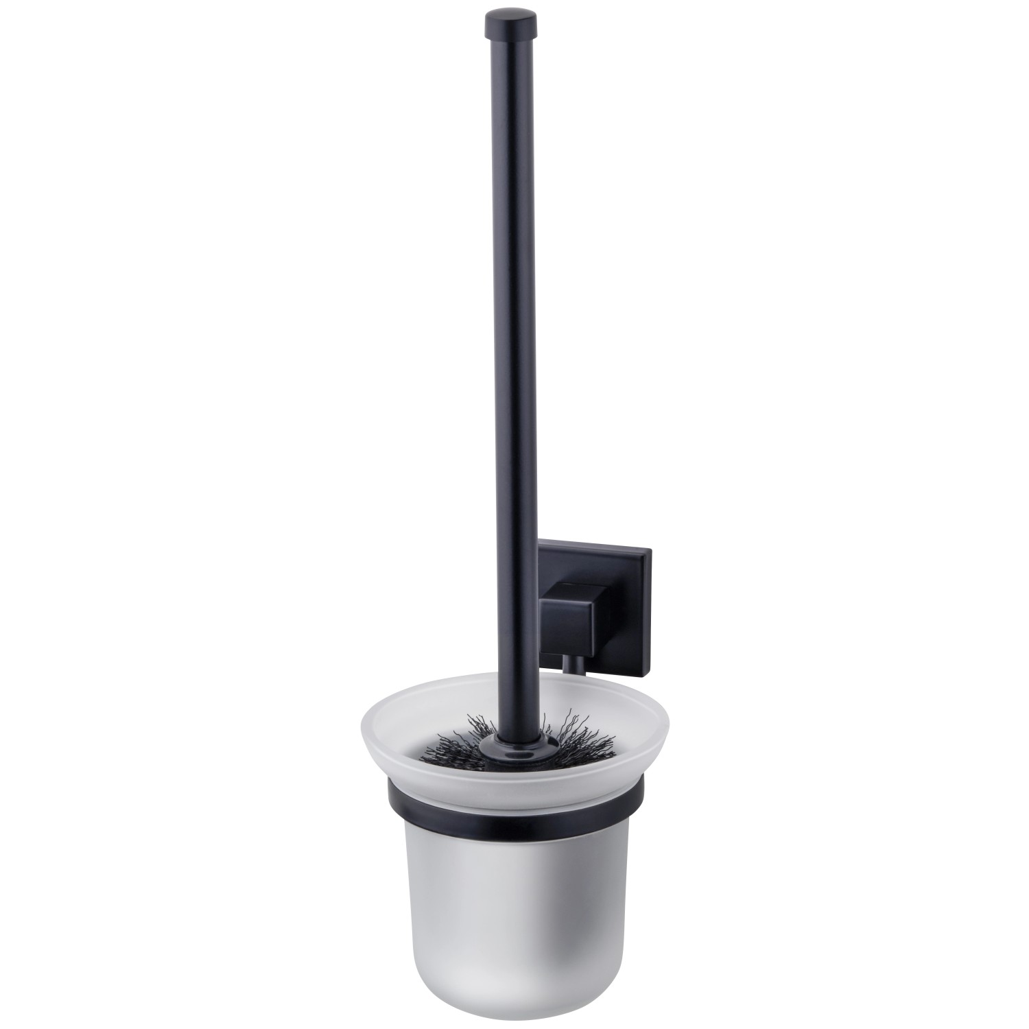 Fackelmann Toilettenbürste mit Halter New York Schwarz günstig online kaufen