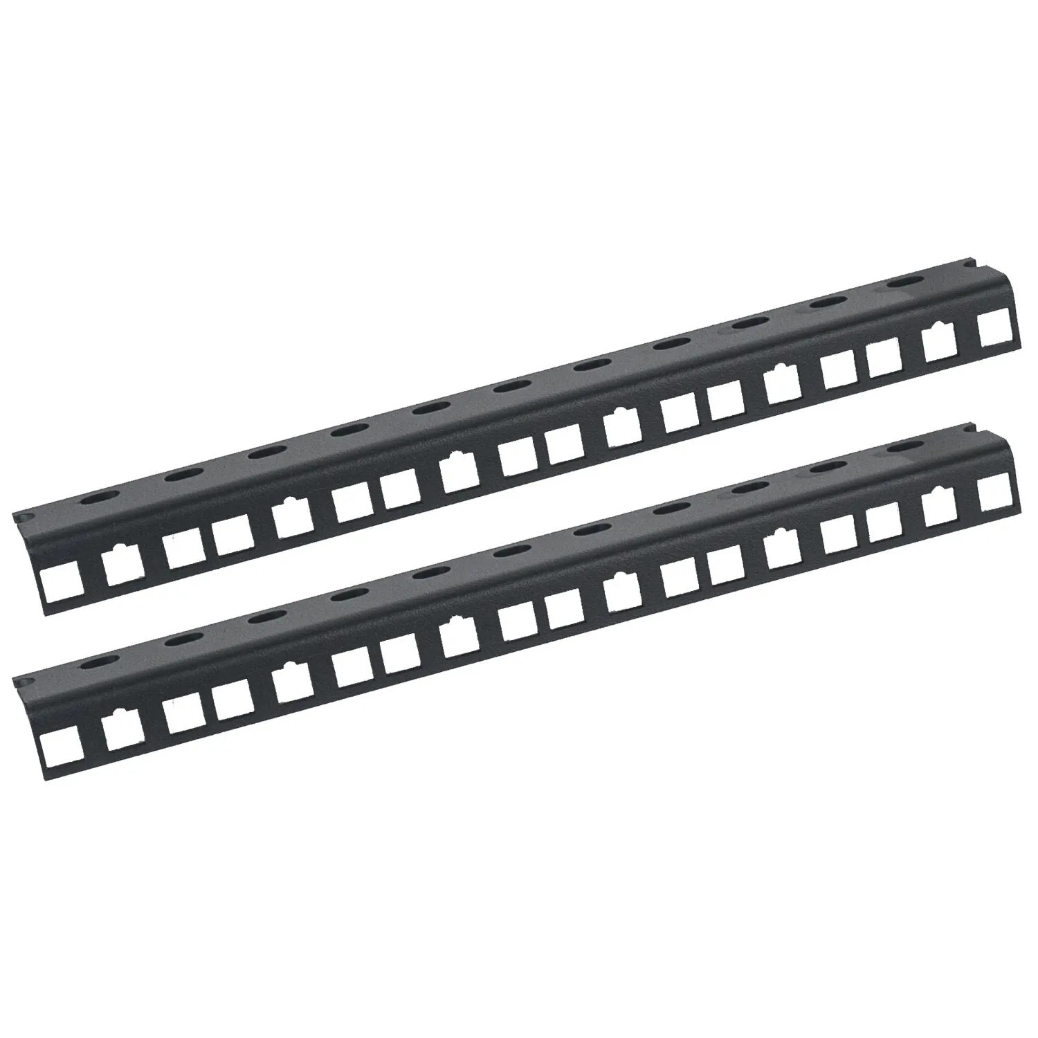HMF 66806 Rackschiene für Serverschrank 2 Stück 10 Zoll 6 HE Schwarz günstig online kaufen