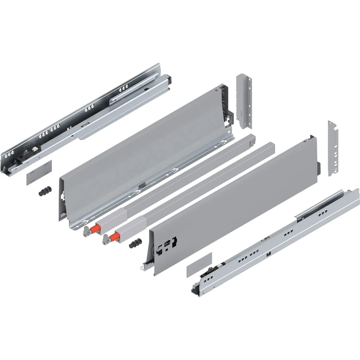 Blum D-Reling K Tandembox antaro Vollauszug 500 mm 65 kg Grau 1 Paar