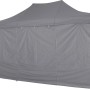 Grauer Siena Garden Allrounder Pavillon 300x450 cm mit Seitenteilen.