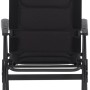 Siena Garden Campingsessel Premium, anthrazitfarbener Klappstuhl mit AirMesh-Bezug und Aluminiumgestell.