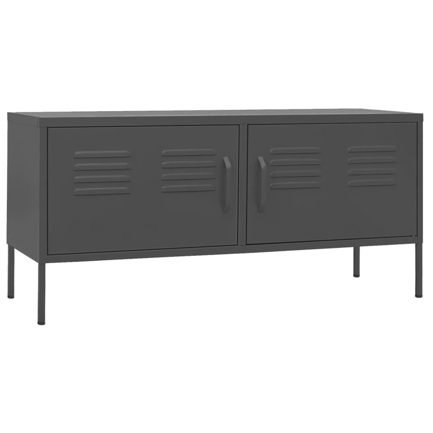 VidaXL TV-Schrank Anthrazit 105x35x50 cm Stahl  Modell 1 günstig online kaufen