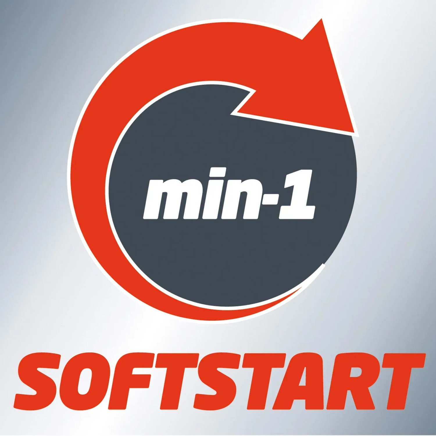 Symbol für Softstart-Funktion der Einhell Mauernutfräse TC-MA 1300.