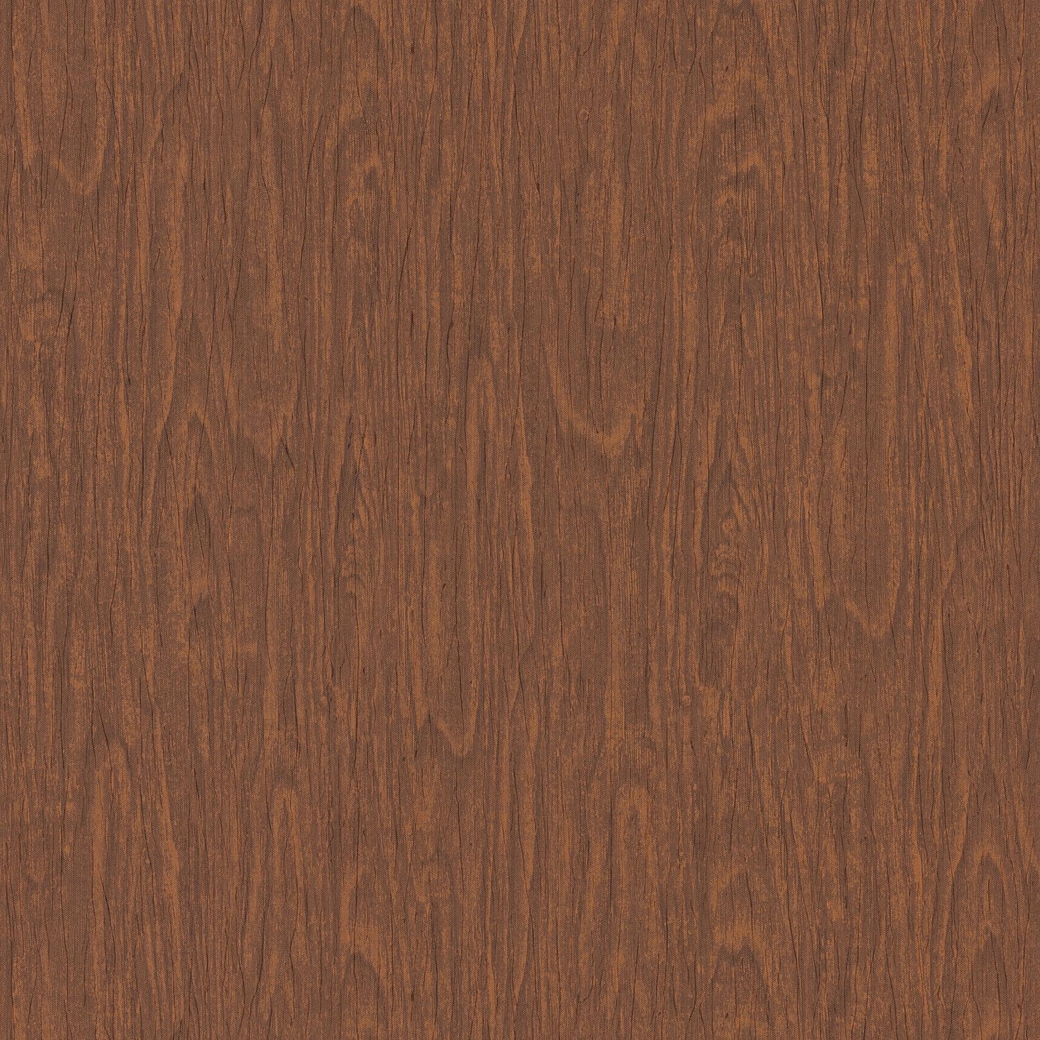 PROFHOME 370523-GU Natur Tapete Holzoptik Matt Braun Orange Rot 7,035 m2 0,70 m x 10,05 m 7,035 m2 Braun