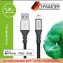 Schwaiger Lightning Ladekabel, 1,2m, unzerstörbar, für iPhone, iPad und iPod.