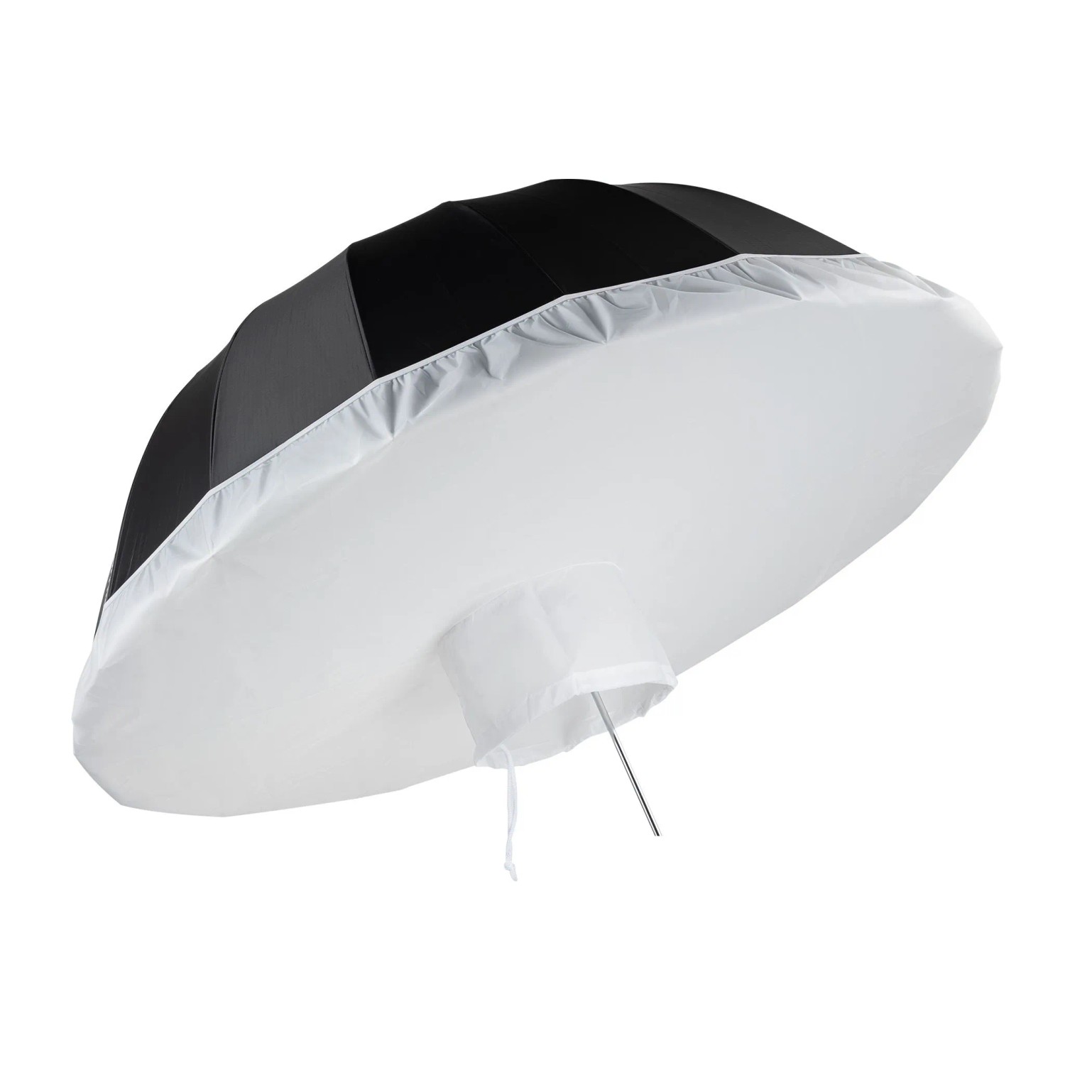 Walimex Pro Parabol Reflexschirm Schwarz/Weiß Ø129Cm Diffusor Lichtformer Foto