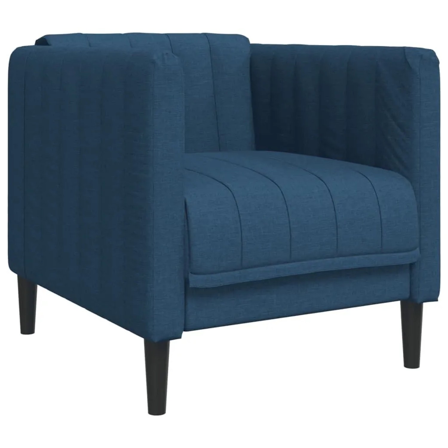 vidaXL Sessel Blau Stoff 372601